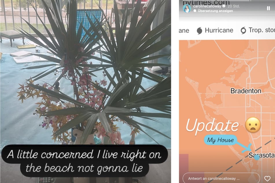 In ihrer Instagram-Story berichtet Caroline über die aktuelle Situation.