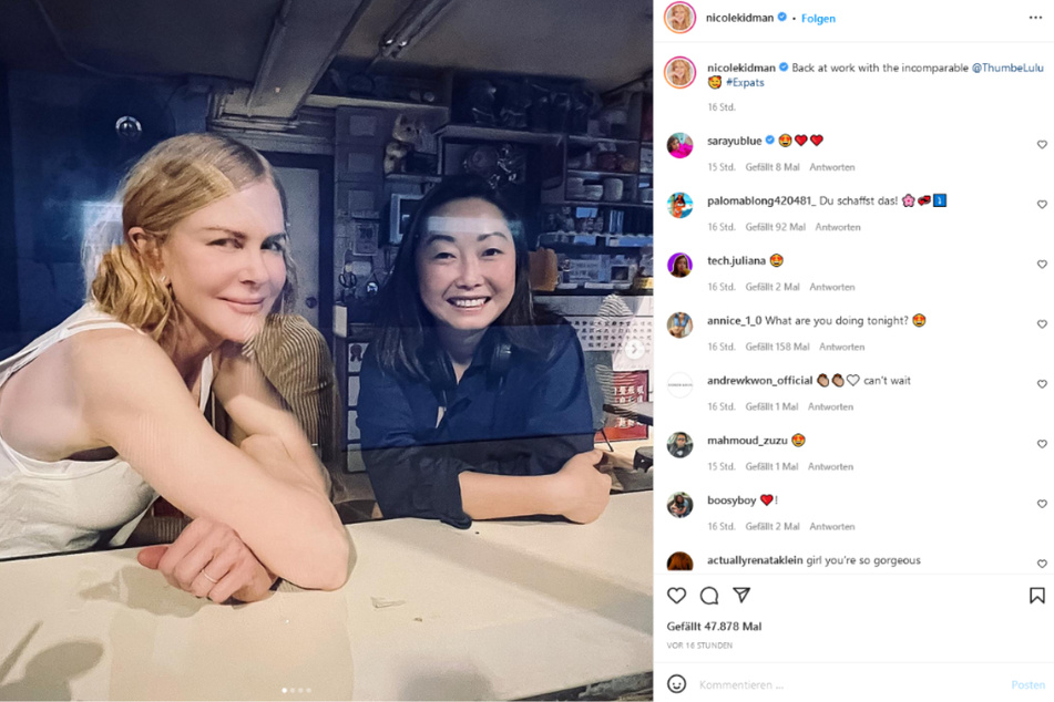 Nicole Kidman (54) und Lulu Wang (39) zeigten sich gemeinsam auf Instagram.