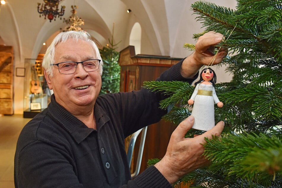 Fredo Kunze ist bekannt für seine Weihnachts-Kunst. (Archivbild)