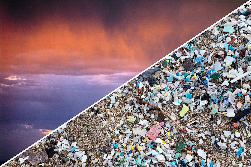 Plastic from the ocean doesn't just wash up on shore - it's in the atmosphere.