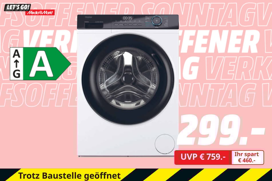 Haier-Waschmaschine für 299 statt 759 Euro.
