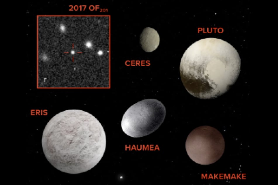 Bisher wurden fünf Objekte in unserem Sonnensystem von der "International Astronomical Union" als Zwergplaneten anerkannt. Wird "2017 OF201" der Sechste sein?