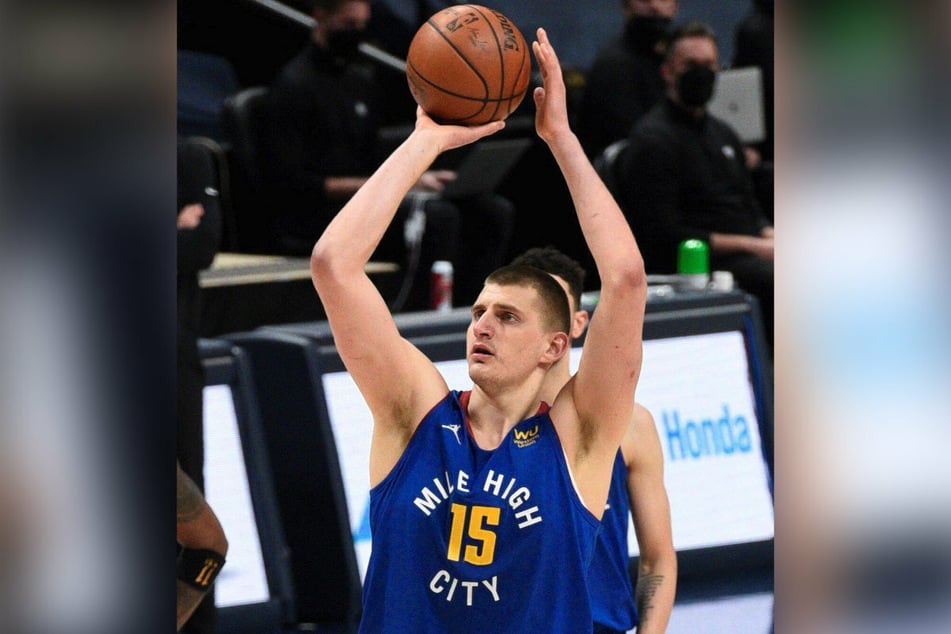 Nikola Jokić was the star man for the Nuggets in their win over the Hornets.