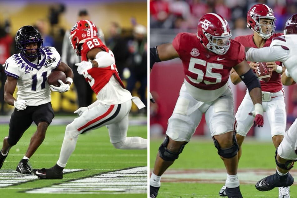 David Daniel-Sisavanh (l) and Darrian Dalcourt (r) are this season's hidden gems for Georgia and Alabama football, who just might soar to the spotlight this 2023-24 season.