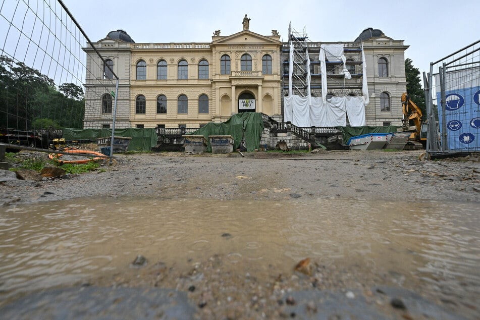 Seit Januar 2020 wird das Gebäude des Lindenau-Museums Altenburg saniert und modernisiert. (Archivbild)