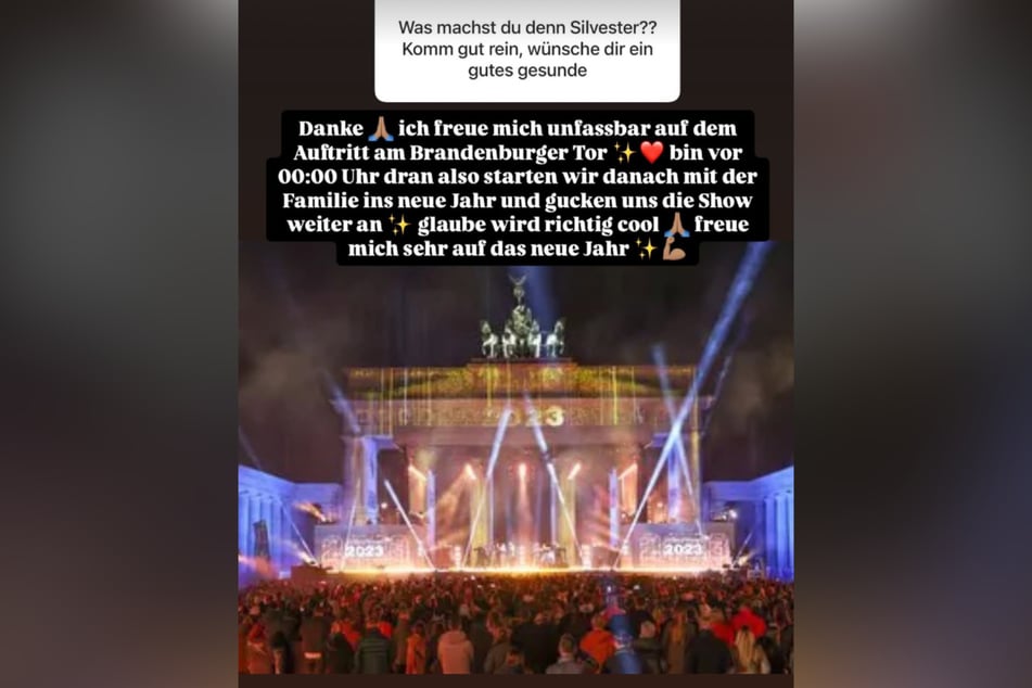 Die Sängerin wird am Silvesterabend am Brandenburger Tor auftreten.