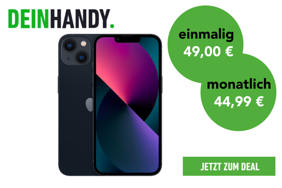 Nur hier bekommt Ihr das iPhone 13 zum Mega-Deal