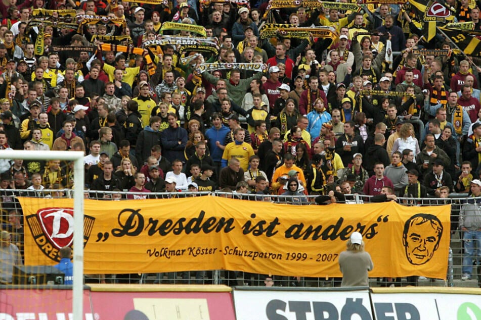 "Dresden ist anders" - bei den Fans genießt Volkmar Kösters Spruch immer noch Kultstatus.
