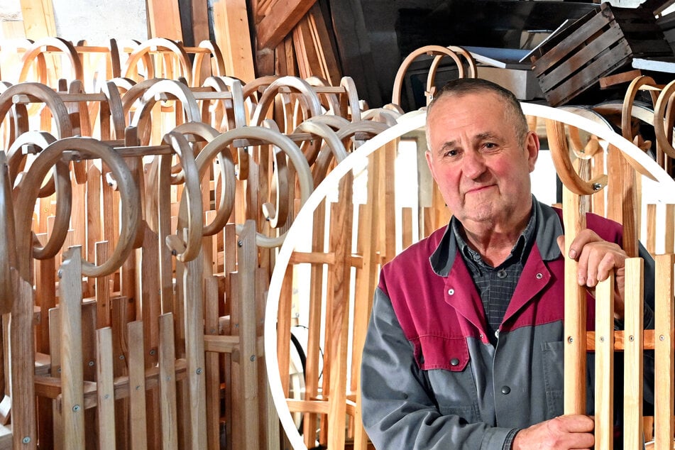 Einer der Letzten seiner Art: Schlittenbauer zeigt dem Winter die Hörner