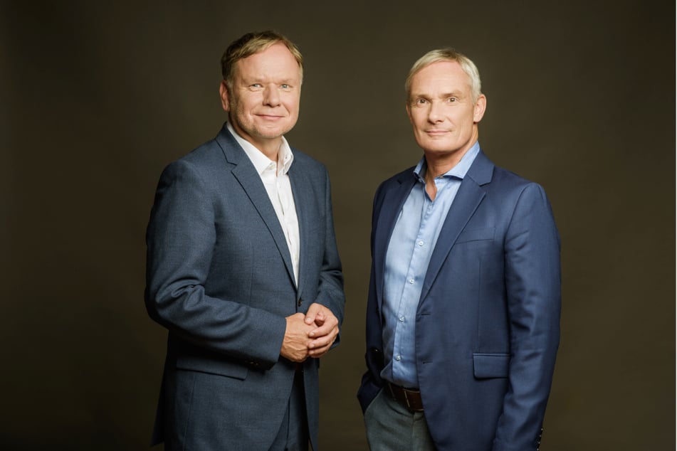 Die KONSUM-Vorstände Dirk Thärichen (links) und Michael Faupel.
