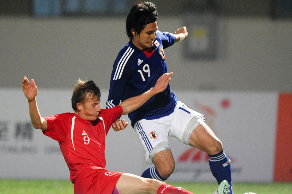 Masato Kudo (32, r.) absolvierte vier Länderspiele für die japanische Nationalmannschaft, traf dabei zweimal und gab eine Vorlage.