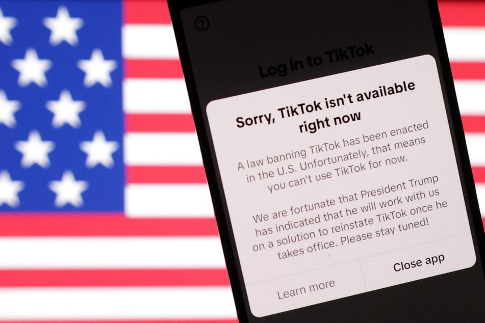 TikTok went dark on Saturday night, ahead of a national ban coming into effect.