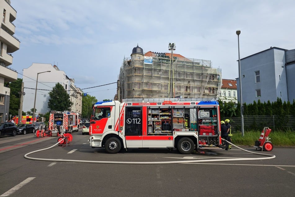 Durch den Feuerwehreinsatz musste die Kohlgartenstraße voll gesperrt werden.