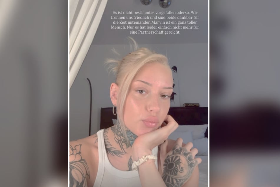 Der Realitystar wirkt im kurzen Story-Slide sichtlich traurig und bedröppelt.