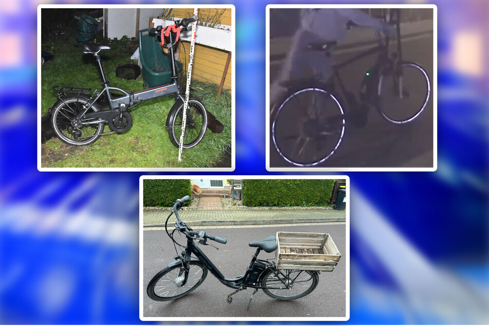 Mit diesen Fahrrädern waren die Täter auf ihren Diebestouren unterwegs.