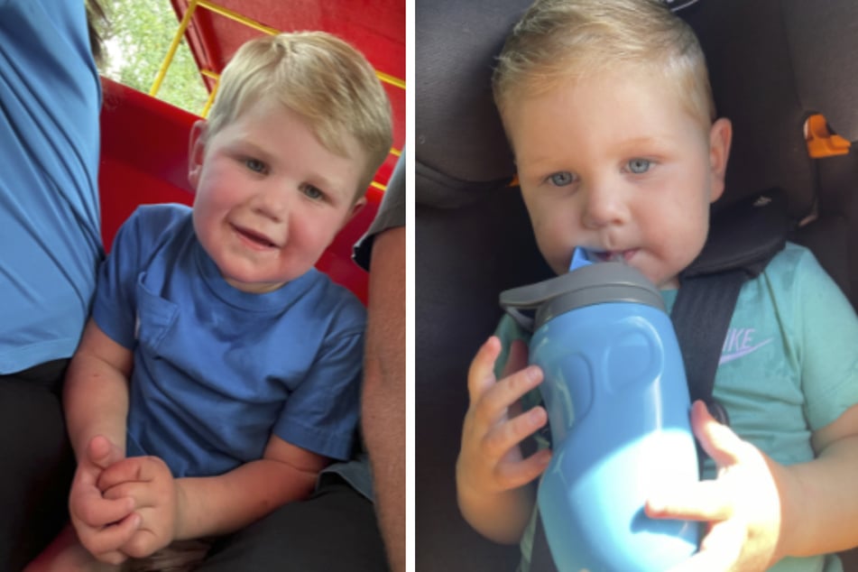Beckham Reed (2) fuhr mit seinem Spielzeugauto direkt in ein Wespennest.