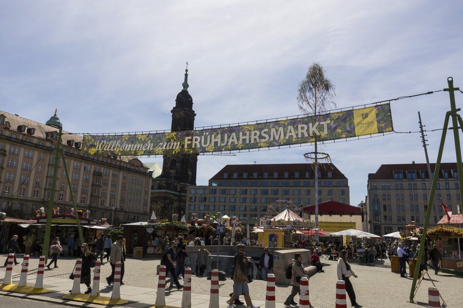 Der Frühjahrsmarkt geht noch bis Sonntag.