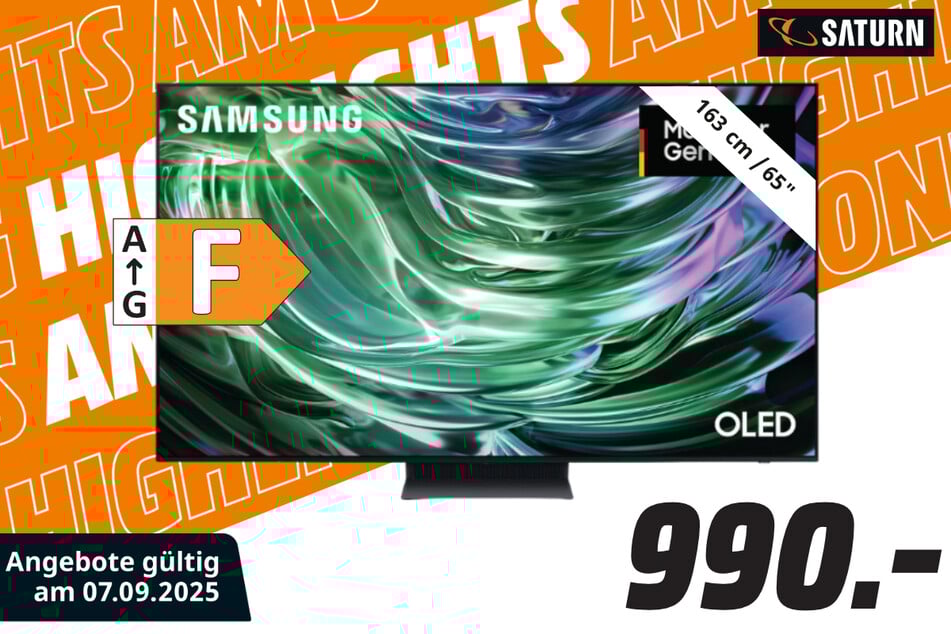 65-Zoll Samsung-Fernseher für 990 Euro.