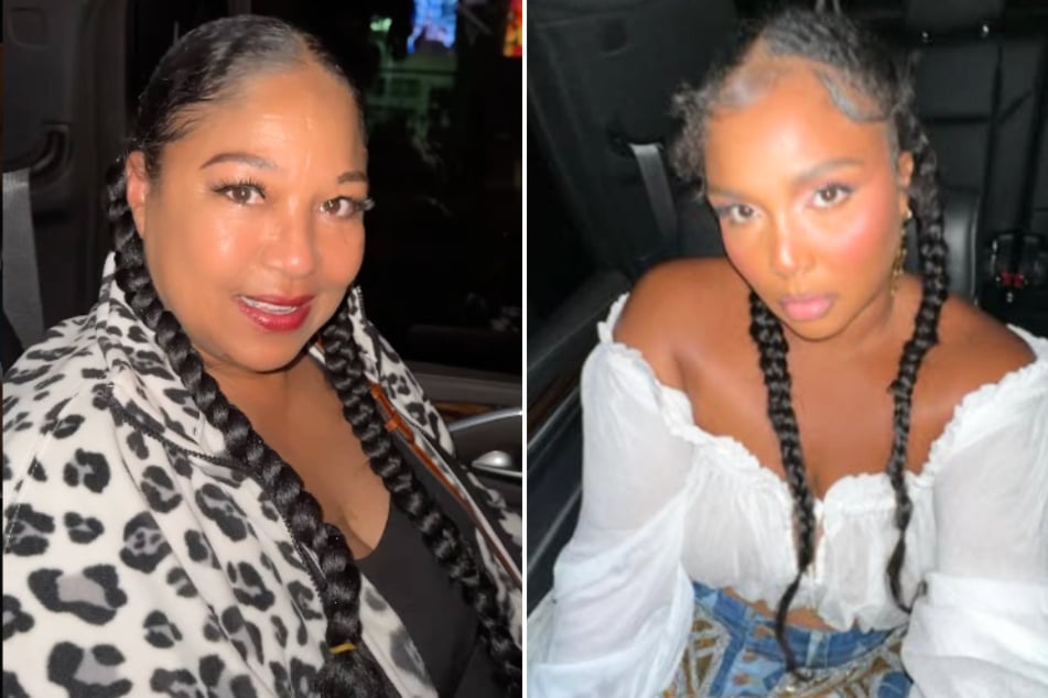 Fans couldn't get over how much Lizzo (r.) resembles her mom in new photos!