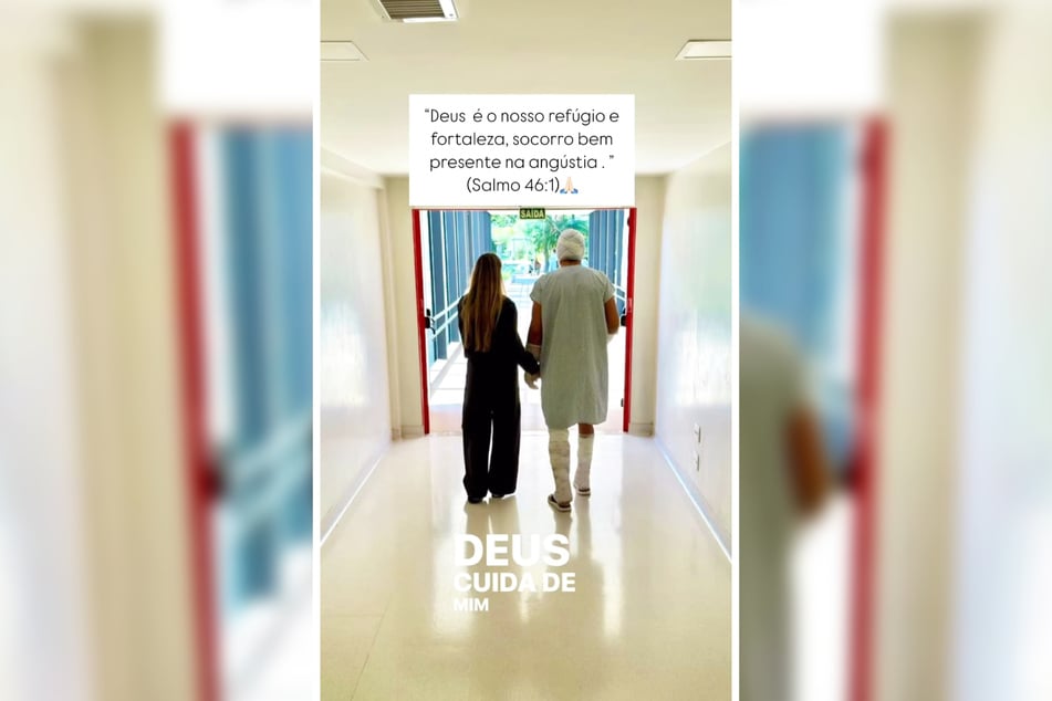 Lúcio (47) ist von seinem Brandunfall schwer gezeichnet.