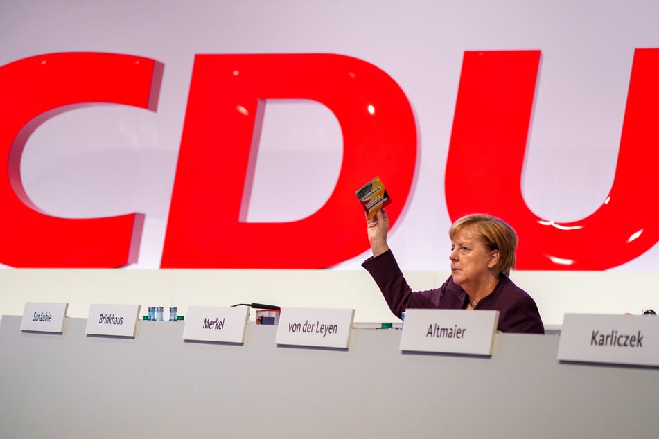Zuletzt hatte Angela Merkel (71, CDU) 2019 in Leipzig an einem Bundesparteitag teilgenommen. (Archiv)