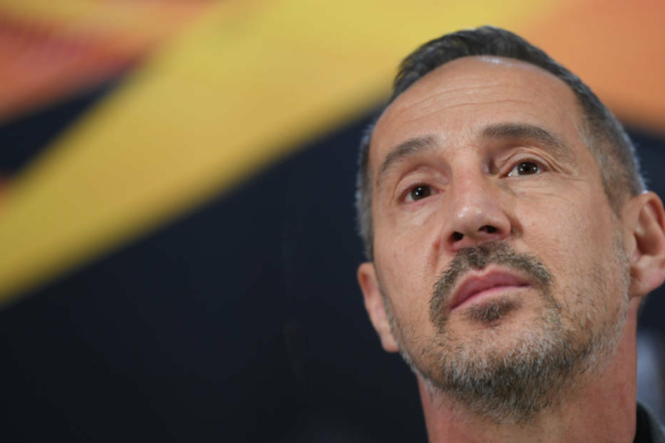 "Schön, dass wir das noch einmal genießen dürfen", freut sich Eintracht-Coach Adi Hütter auf das vorerst letzte Spiel mit Fans in der heimischen Commerzbank-Arena.