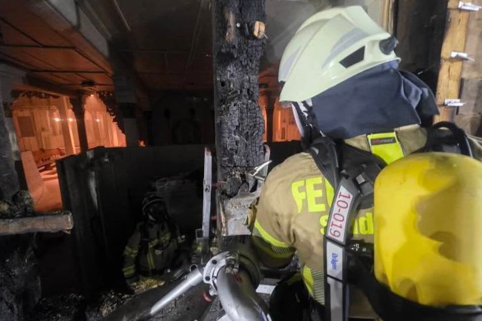 Durch schnelles Handeln der Feuerwehrkameraden konnte Schlimmeres verhindert werden.