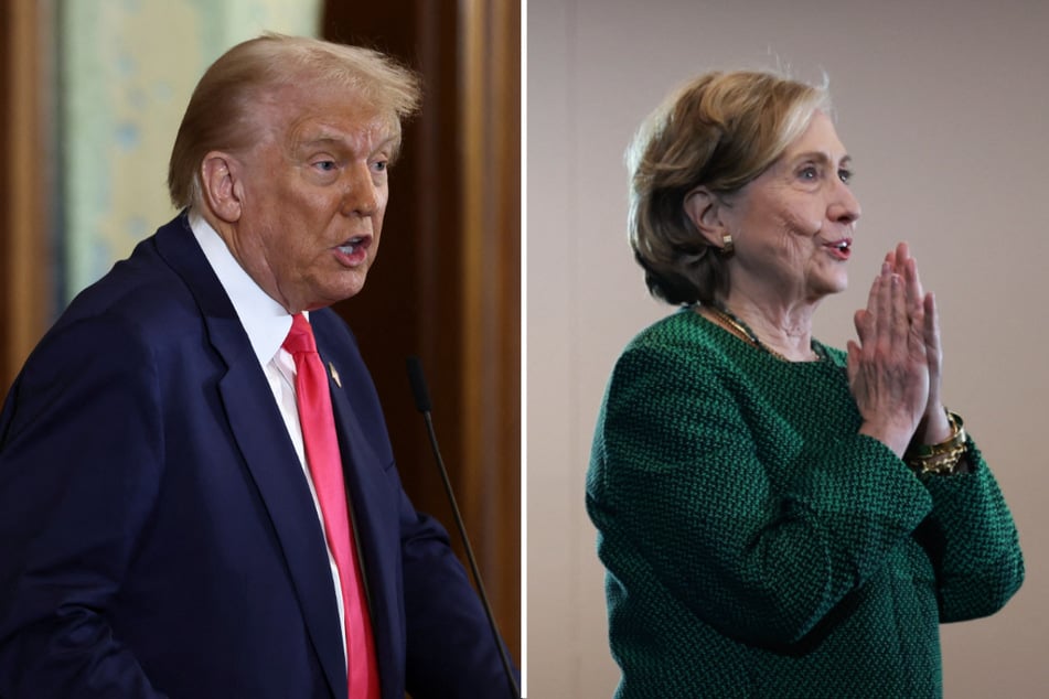 President's efforts to sanction a law firm that worked with ex-Democratic presidential candidate Hillary Clinton were partially blocked by a judge.