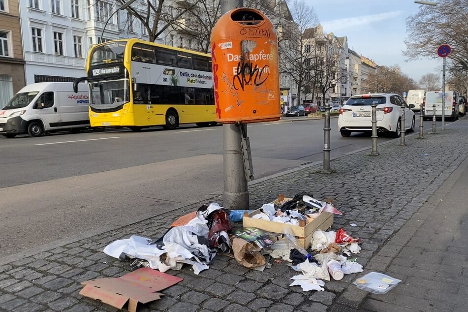 Zu oft landet Müll in Berlin nicht in den dafür vorgesehenen Abfallbehältern.