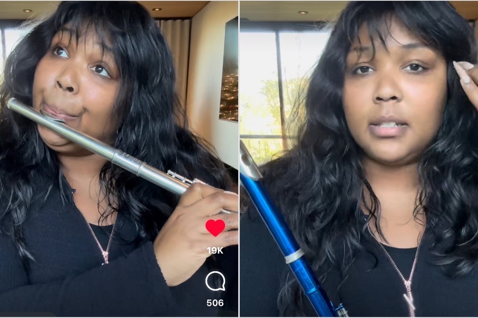 Lizzo flaunts her "flute gang" in hilarious IG reel!