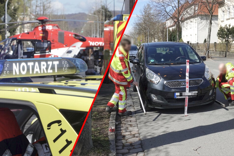 Unglück in Pirna: Fußgängerin stirbt nach Unfall