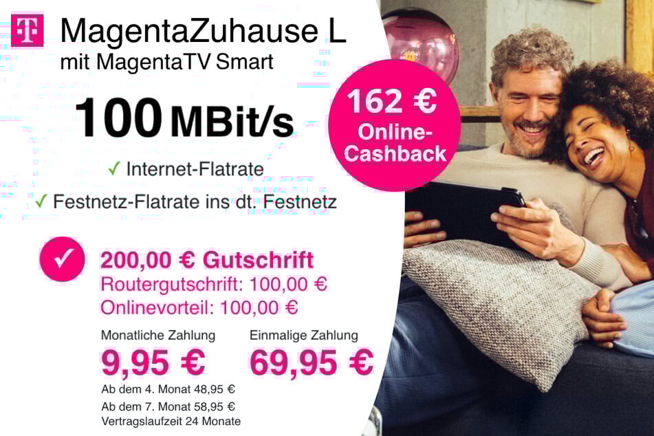 MagentaZuhause L mit MagentaTV Smart und 362 Euro Ersparnis.