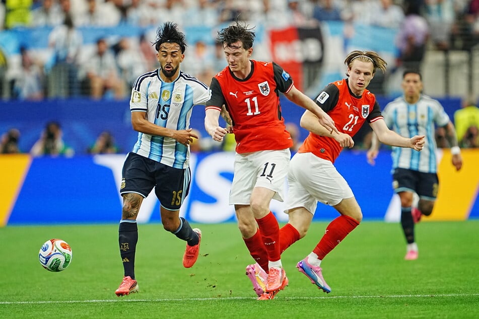 Nico Gonzalez (l.) darf im Finale erstmals bei dieser WM von Beginn an ran.