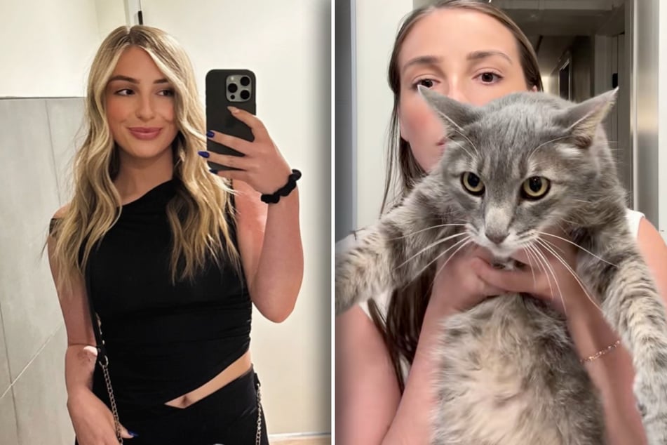 Ally Kruse (26) und ihr Kater Mr. Nub hatten vor kurzem ein Problem.