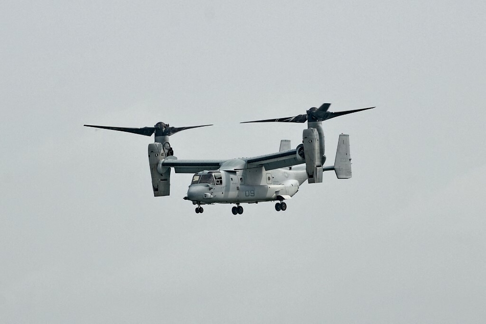 The aircraft involved in the fatal crash was an MV-22B Osprey (pictured).
