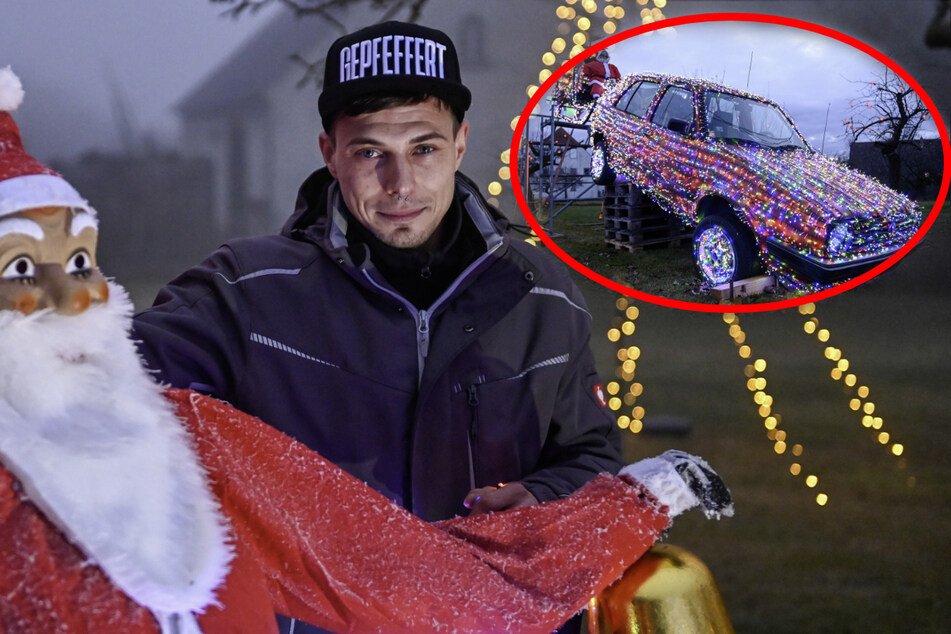 10.000 Lichter im Garten: Bei Rocco kommt Santa mit dem Volkswagen