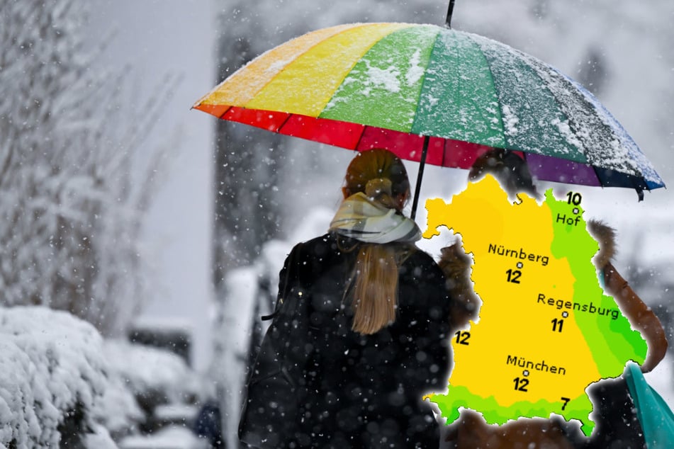 Temperaturen steigen: Der Schnee geht in Regen über