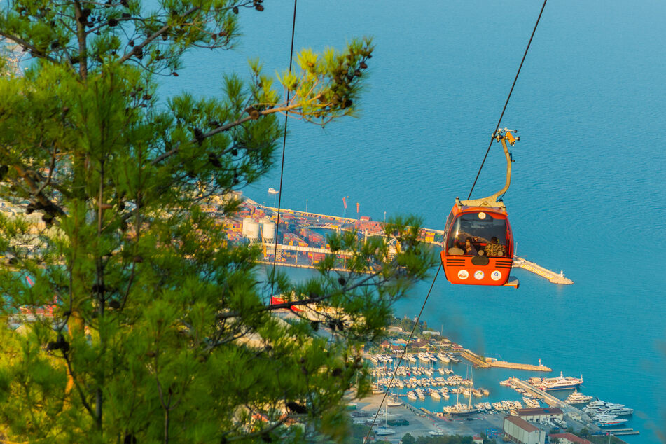 Die Seilbahn von Antalya ist ein beliebtes Ausflugsziel.