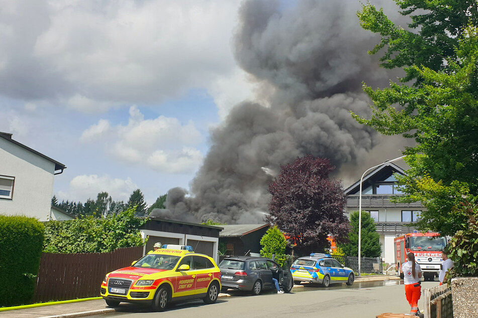 Brand in Recyclinghof: Unvorsichtige Arbeiter lösten wohl Feuer aus