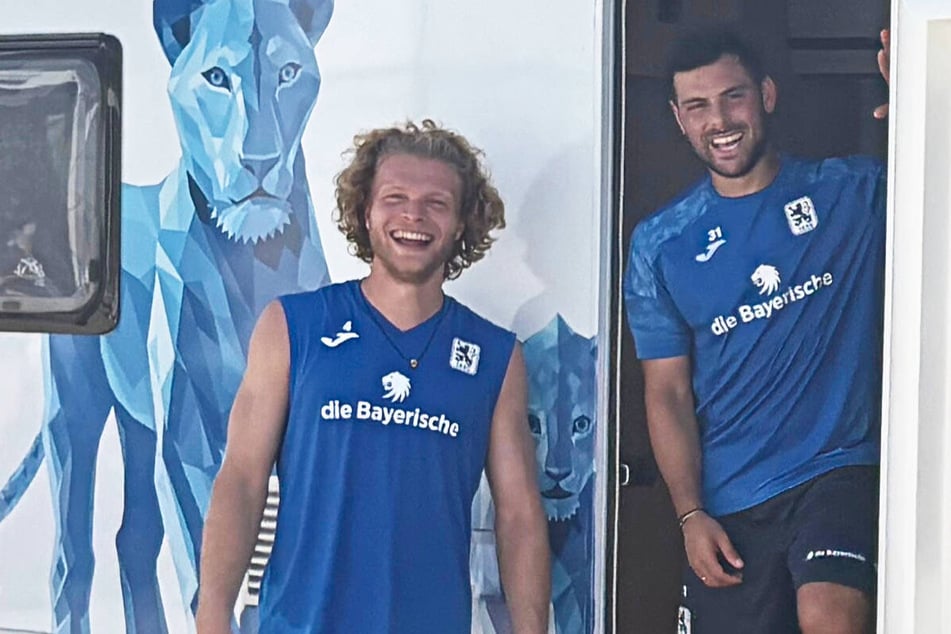 Nach einer schweren Zeit bei Union Berlin hat Kevin Volland (33, r.) bei 1860 München wieder Spaß am Fußball.