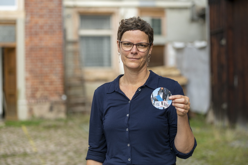 Die Künstlerin Svea Duwe (49) organisiert die Spiegel-Parade.