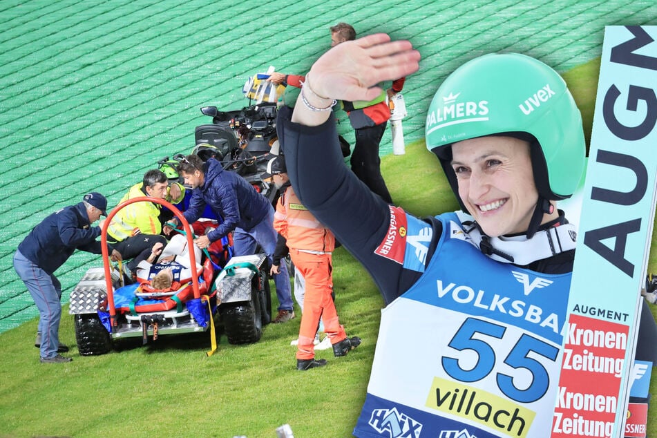 Skispringerin kehrt ein Jahr nach Horrorsturz auf die Schanze zurück