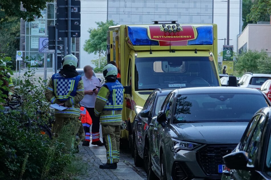 Ein 45-jähriger Mann musste ins Krankenhaus gebracht werden.