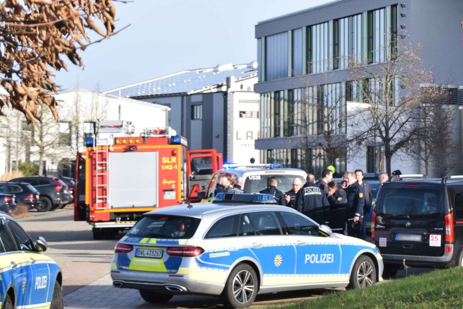 Der Tatort, ein Gymnasium in der Straße "Im Schiff", wurde am 26. Januar abgesperrt.