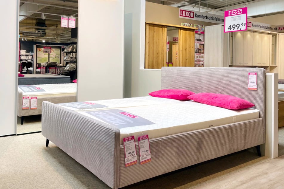 Traumhafte Betten gibt's aktuell bei Möbel Boss zum kleinen Preis