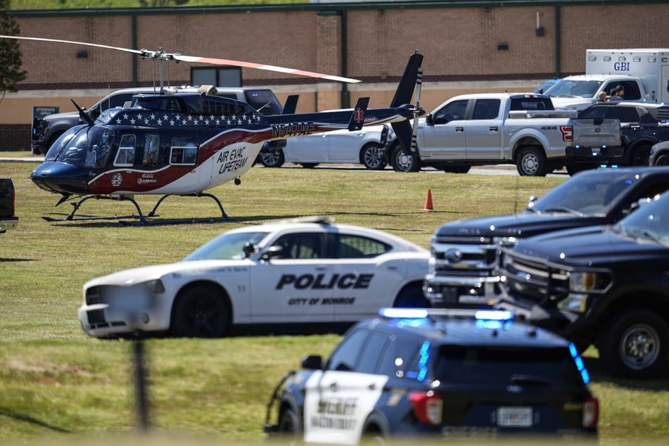 Die Polizei ist seit dem Mittwochvormittag an einer Schule im US-Bundesstaat Georgia im Einsatz.