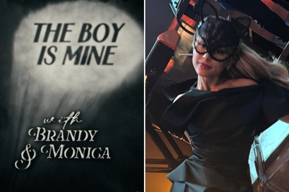 Ariana Grande (r.) revealed the boy is mine (Remix) featuring Brandy and Monica!