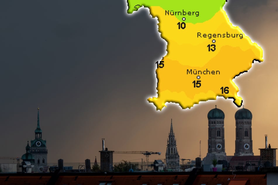 Der DWD rechnet mit teils heftigen Gewittern in Bayern. (Symbolbild)