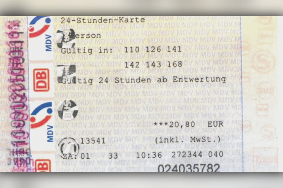 Insgesamt dreimal entwertete die Seniorin ihr Ticket.