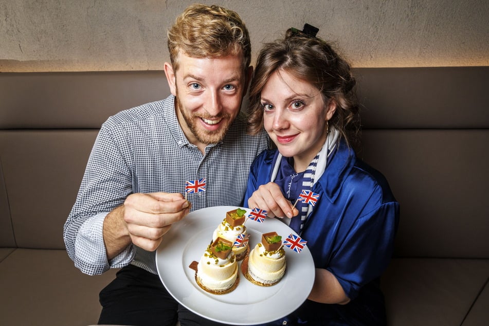 Theresa Arndt (27, Chef Patissiere,) und Clemens Eisold (36) vom Café Toscana haben sich eine süße Versuchung einfallen lassen.